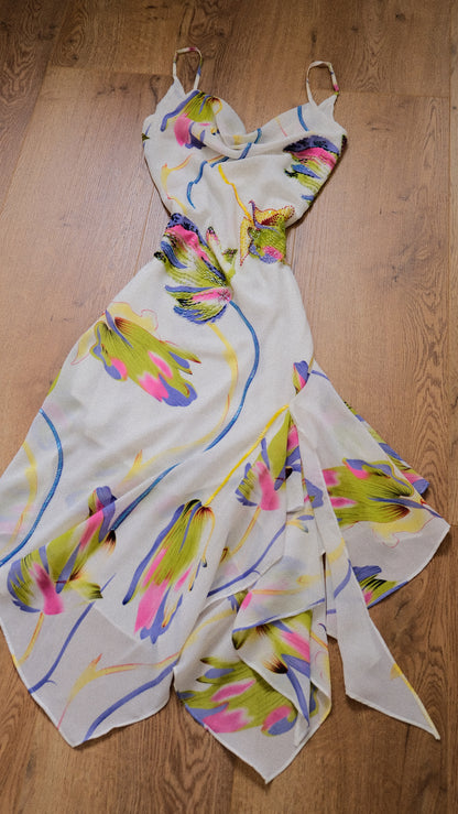 Spring Angel floral dress (M/L, L)