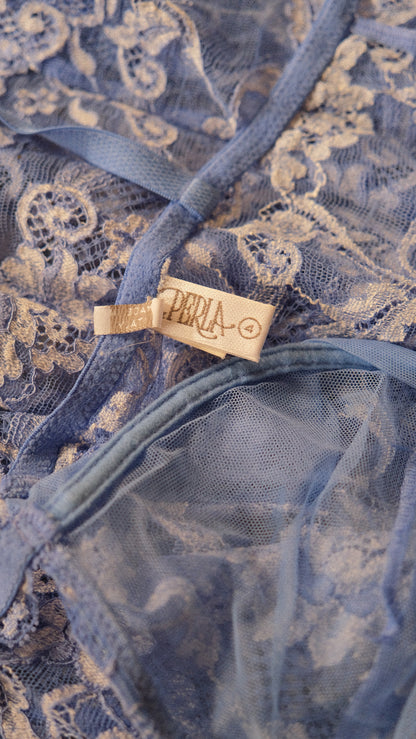 Vintage La Perla mermaid lace babydoll (M-L)