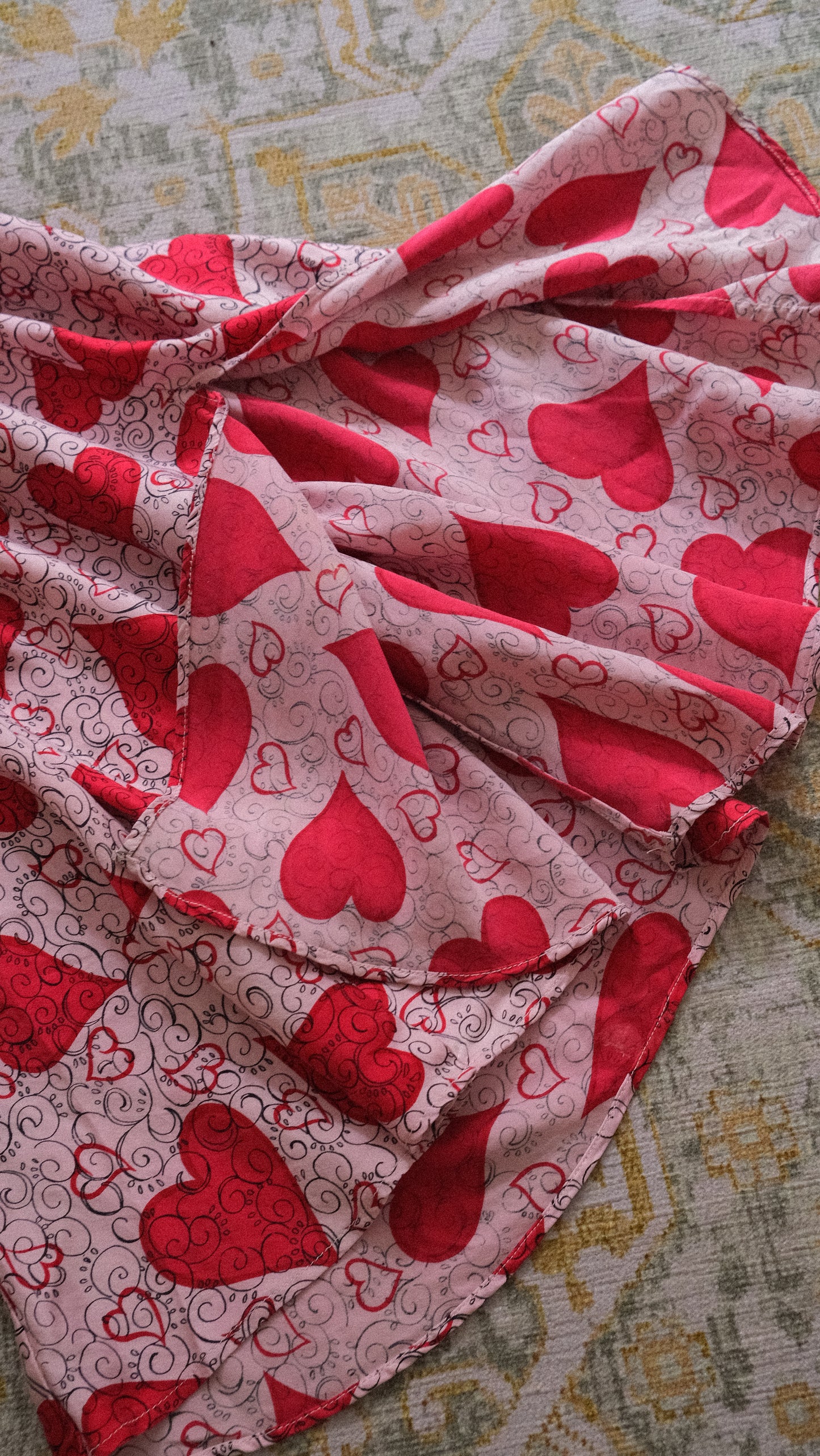 Vintage Victoria’s Secret babydoll with little hearts (M)