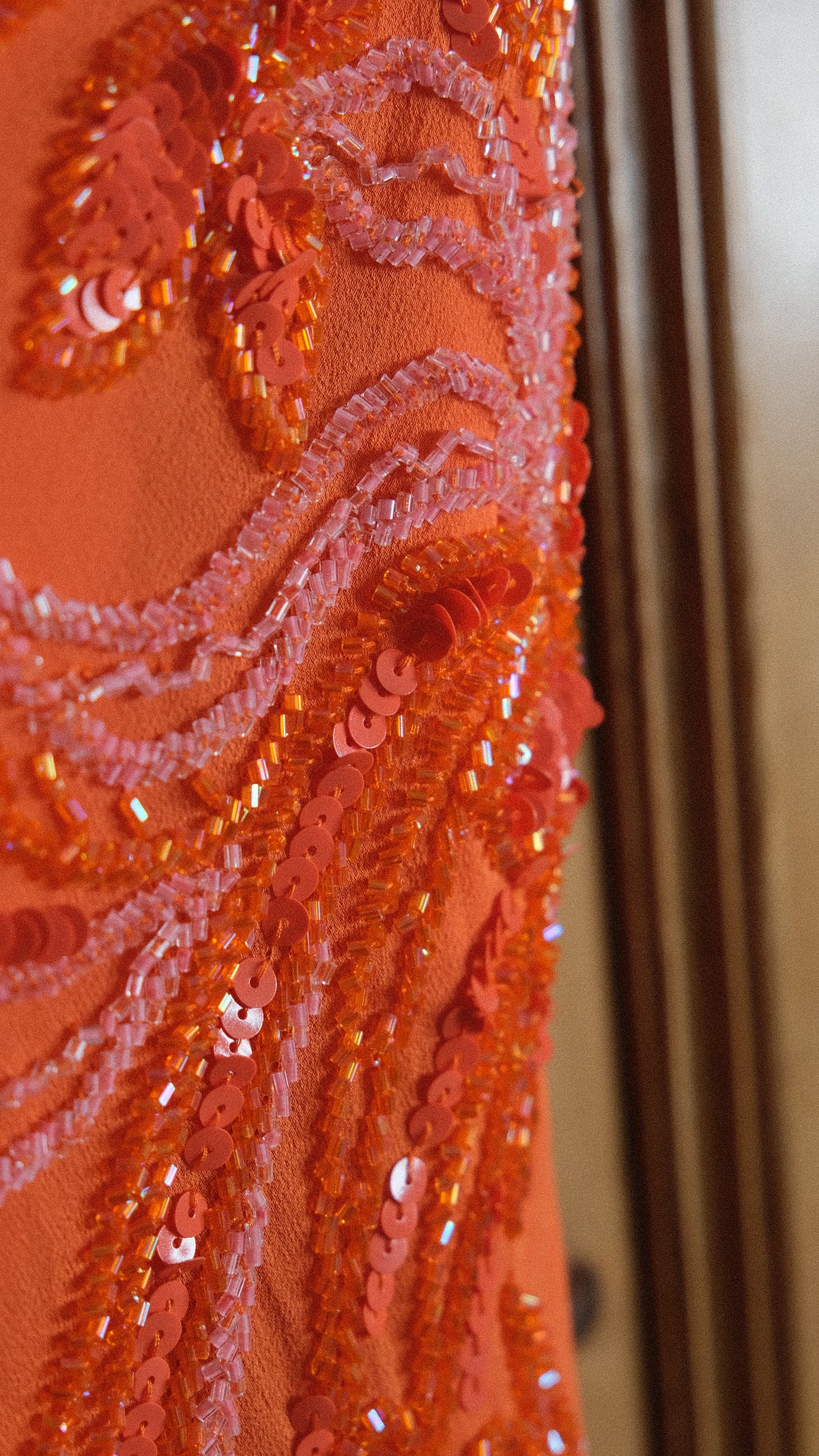 Vintage citrus cocktail dress (S-M)