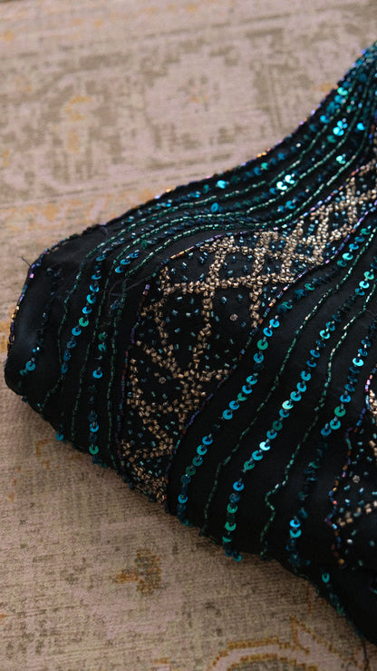 Vintage mermaidcore dress (L-XL)