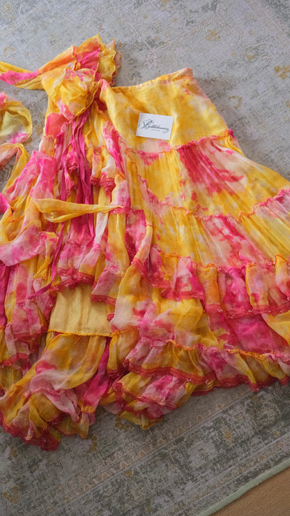 Vintage French sunrise 2 piece set (S)