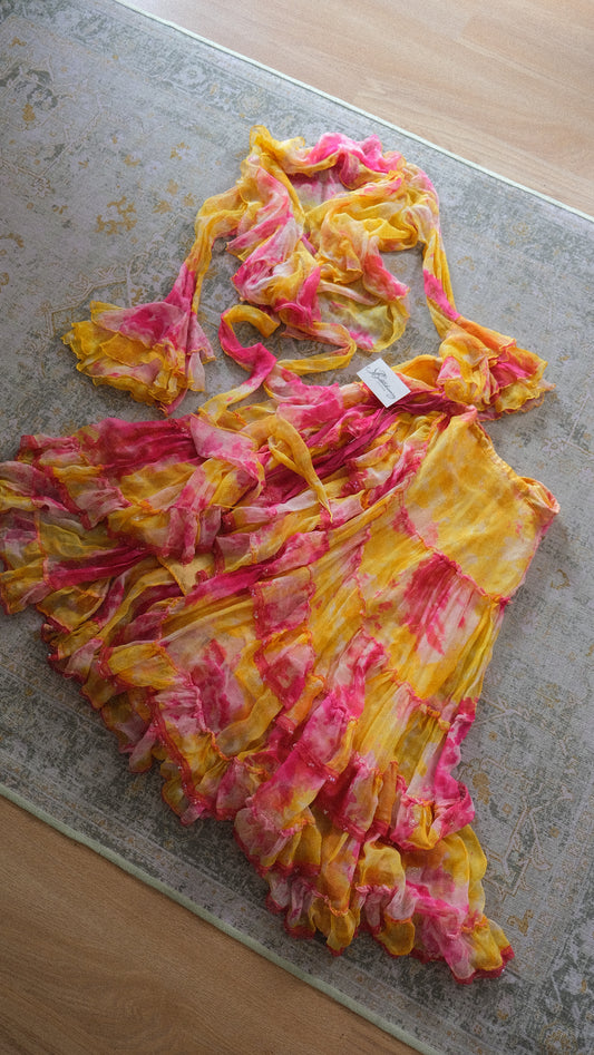 Vintage French sunrise 2 piece set (S)