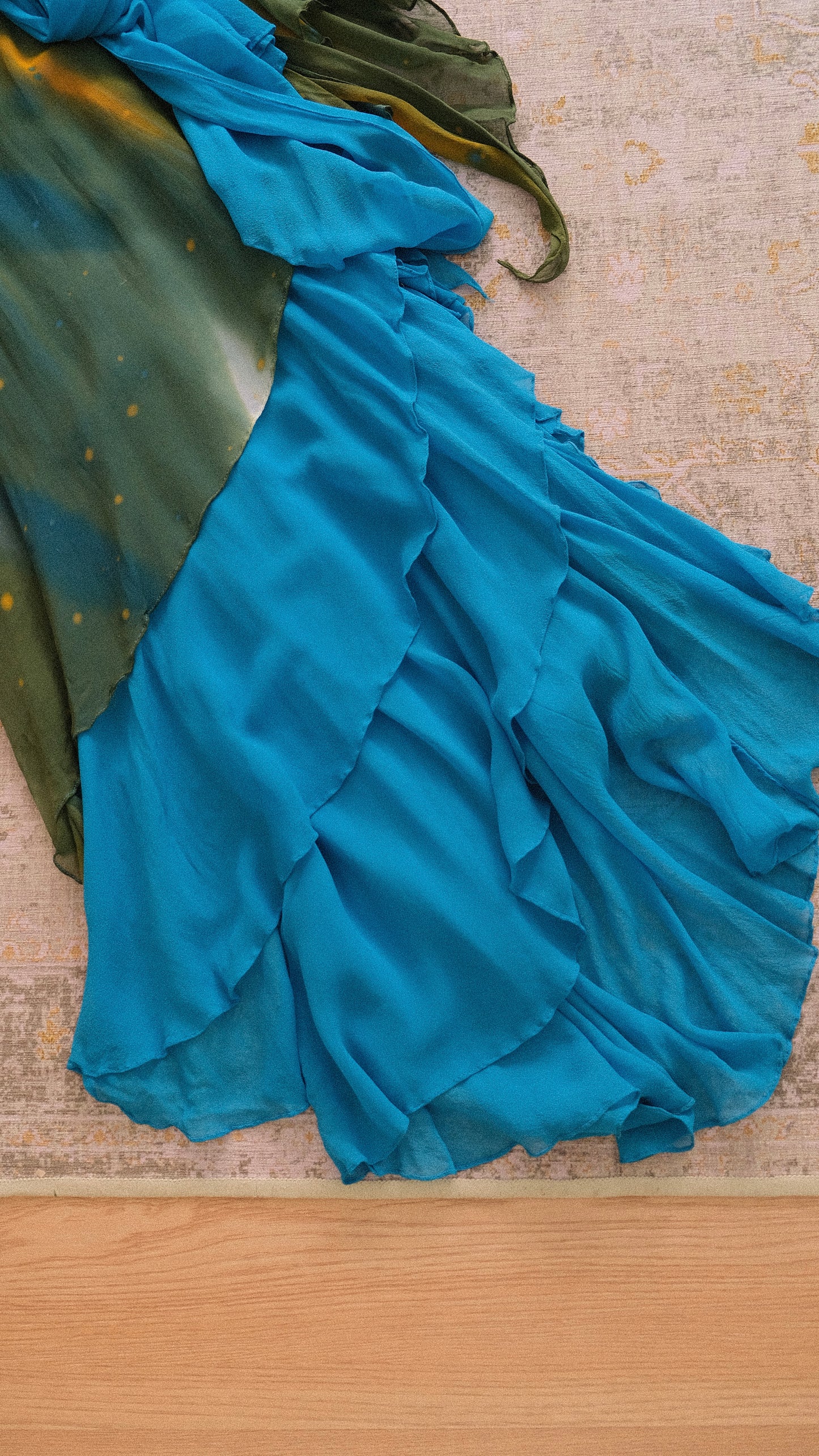 Vintage Yve London mermaid dress (S)