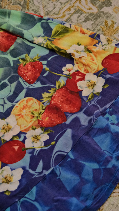 Dolce and Gabbana beachwear Fruity y2k dress (S)