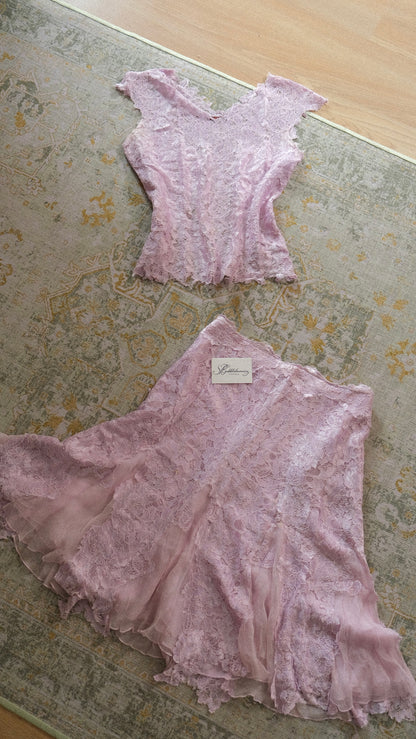 Vintage Italian lilac 2 piece set (M-L)