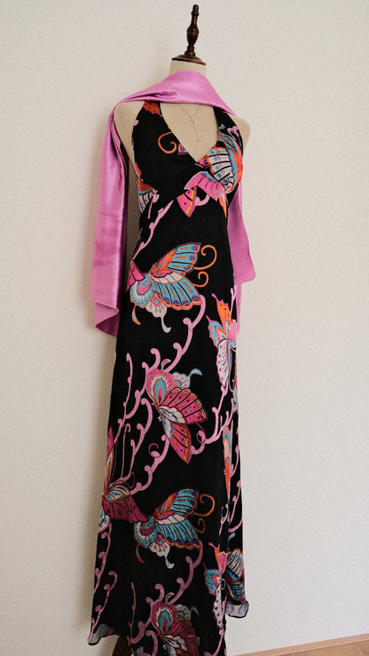 Nocturne Flutter dress (L, L/XL)