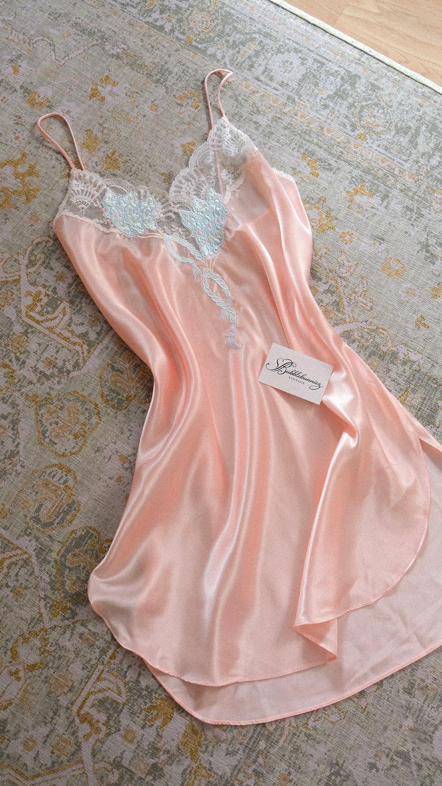 Pastel pink & blue babydoll