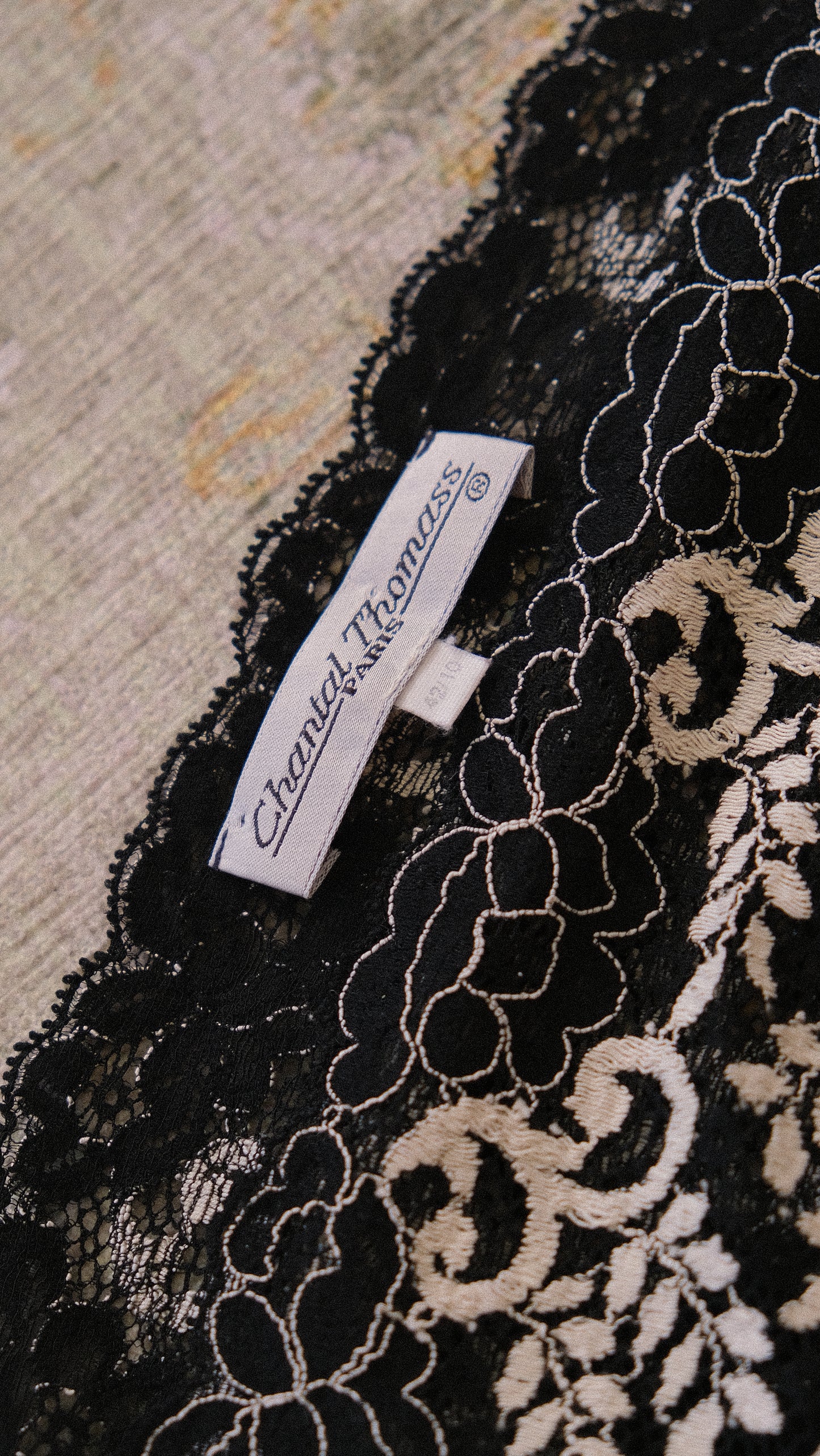 Chantal Thomass lace top with cutout (S-M)