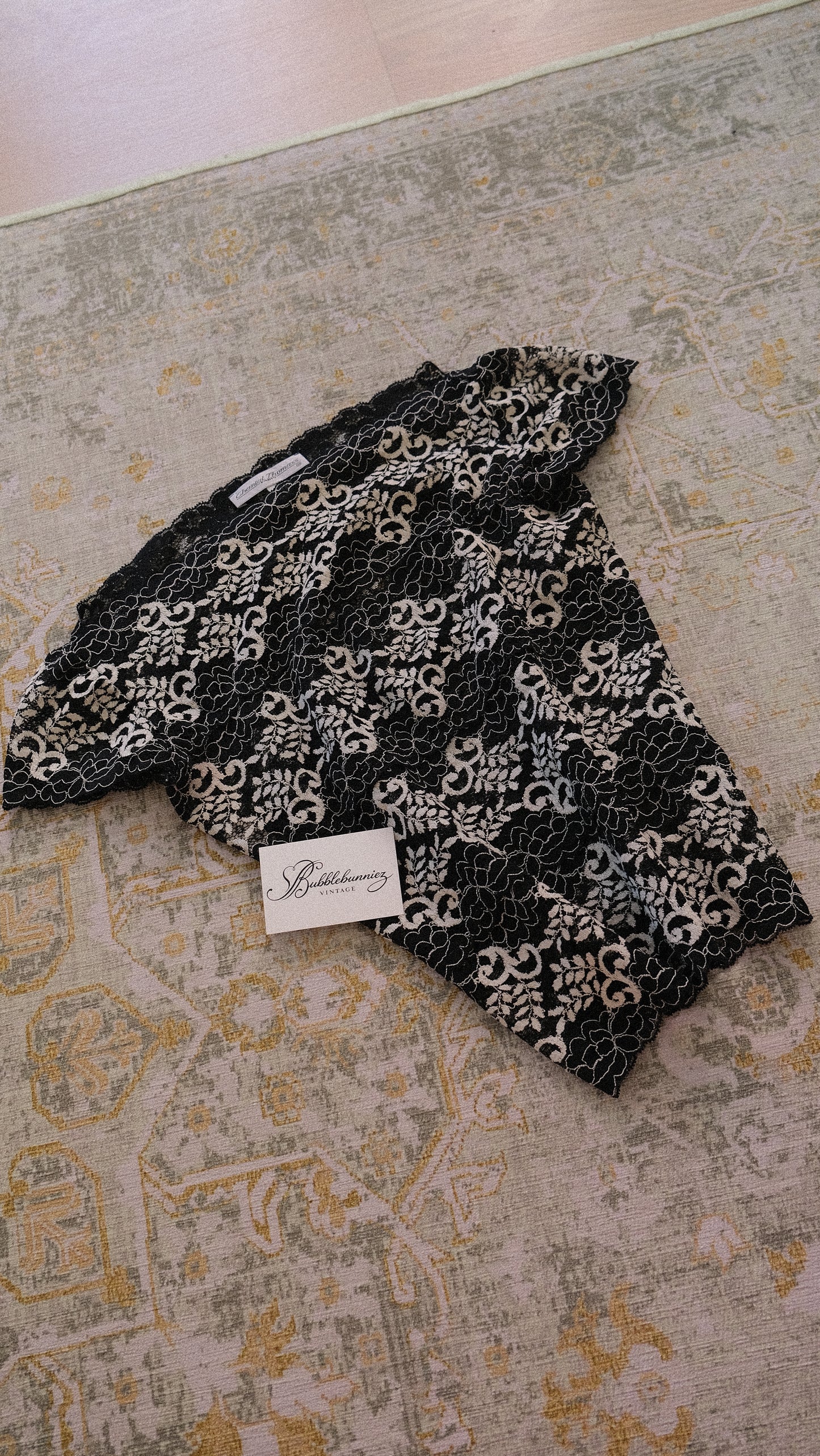 Chantal Thomass lace top with cutout (S-M)