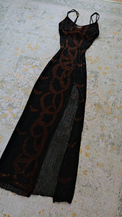 Italian sheer Ember dress (S)