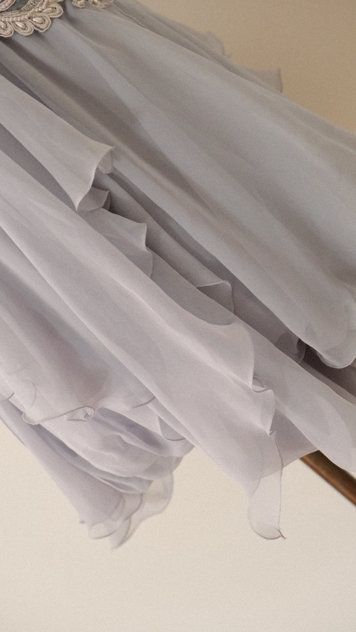 Vintage mermaid pastel blue skirt / mini dress (XS-M)