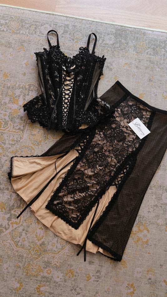 RARE Vintage English designer 2 piece set (S-M)