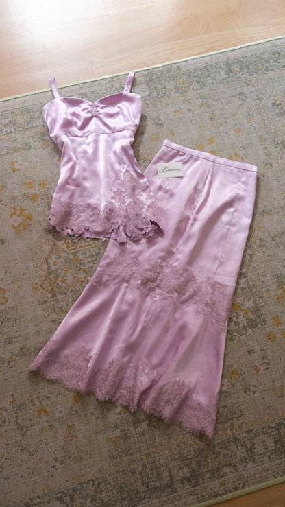 Vintage lilac 2 piece set (XS-S)