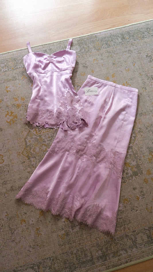 Vintage lilac 2 piece set (XS-S)