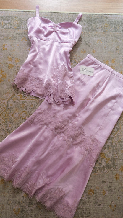 Vintage lilac 2 piece set (XS-S)