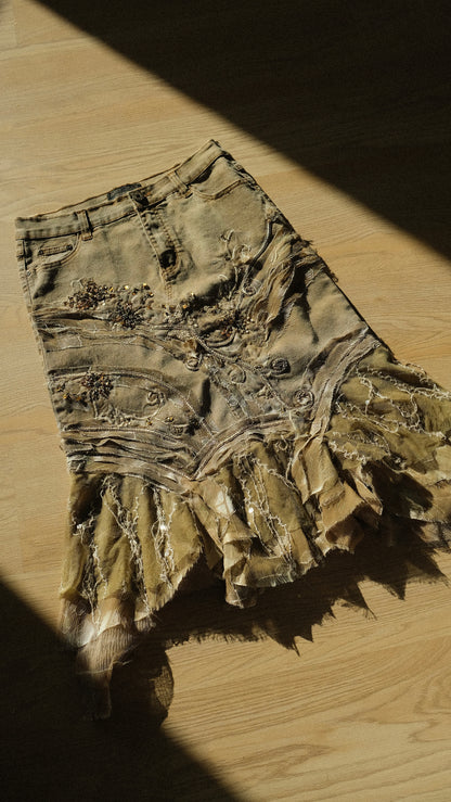 Denim fae skirt (M-L)
