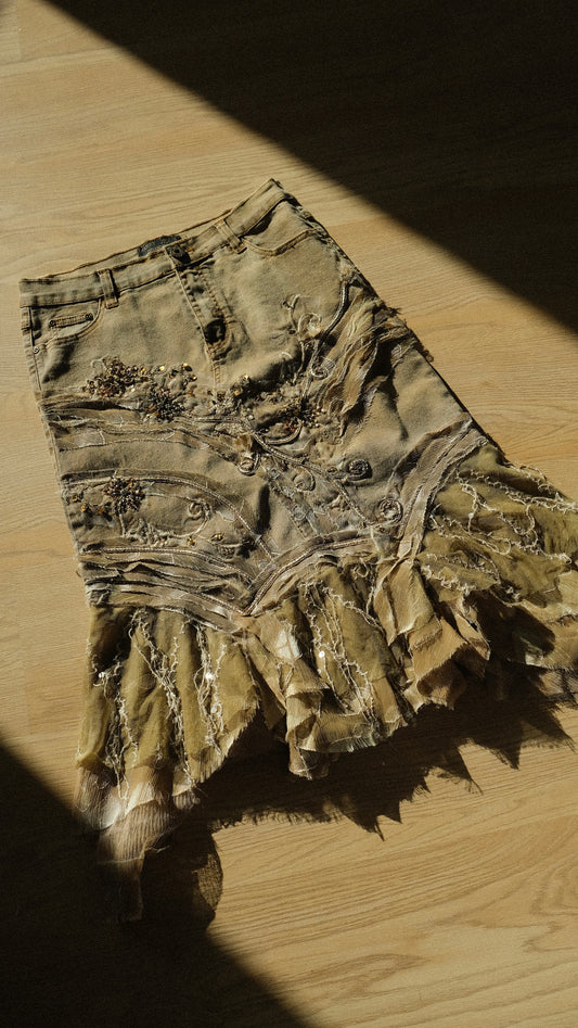 Denim fae skirt (M-L)
