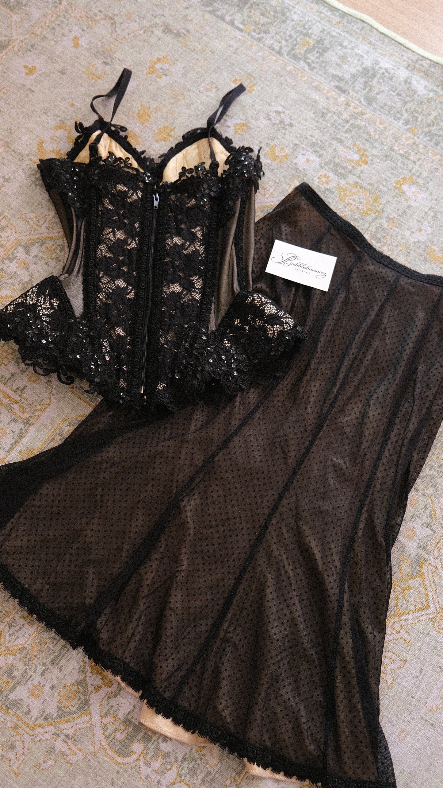 RARE Vintage English designer 2 piece set (S-M)