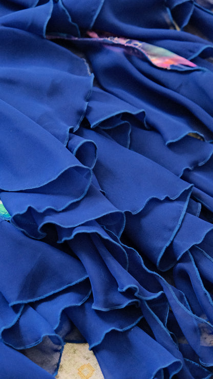 Marine Blossom dress (S-M)