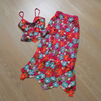 Rare vintage Karen Millen floral 2 piece set (S-M)