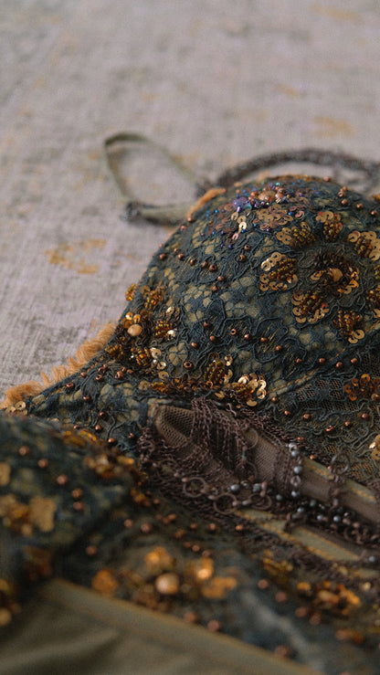 Vintage Italian fae bustier (M)
