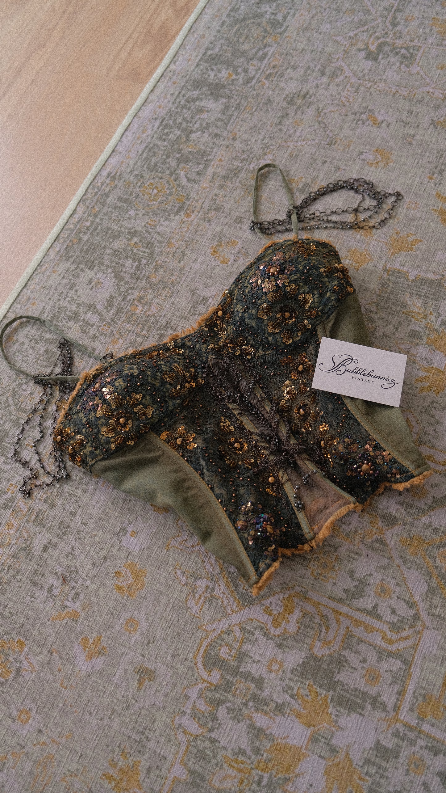 Vintage Italian fae bustier (M)