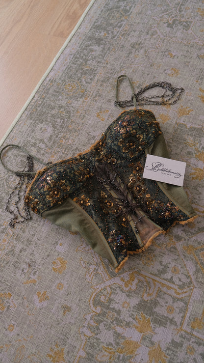 Vintage Italian fae bustier (M)