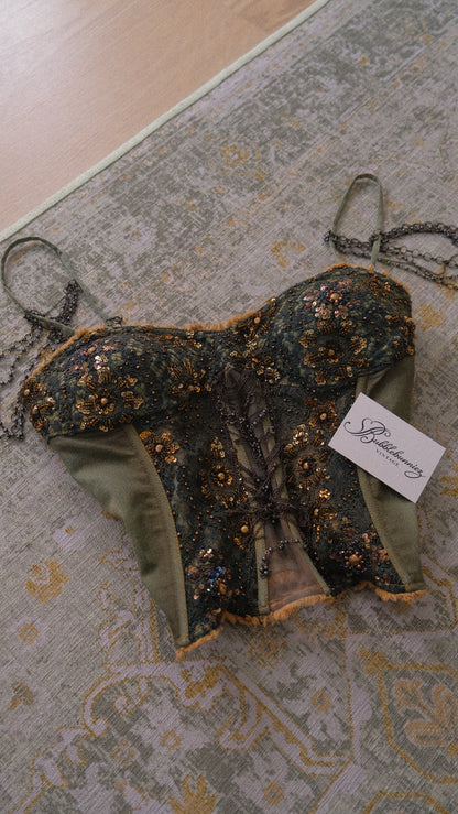 Vintage Italian fae bustier (M)