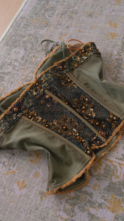Vintage Italian fae bustier (M)