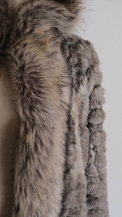Faux Fur Autumn jacket (S-M)