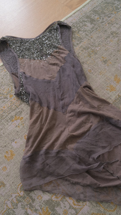 Vintage sequin fairy top (M)