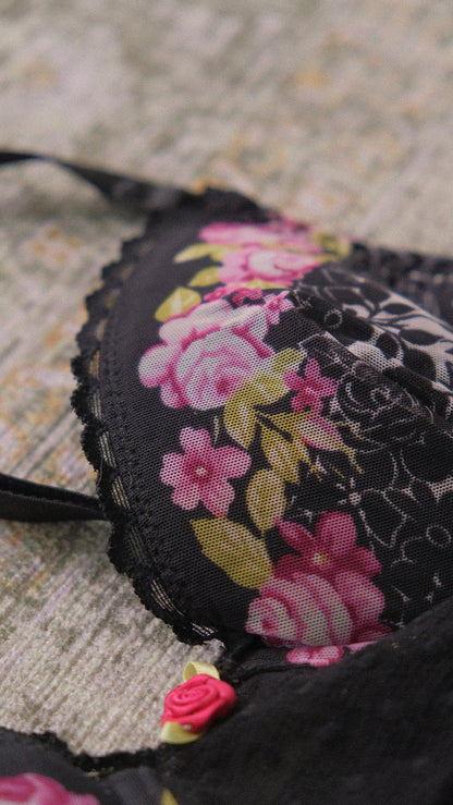 Vintage Morgan lingerie 2 piece (32B/70B)