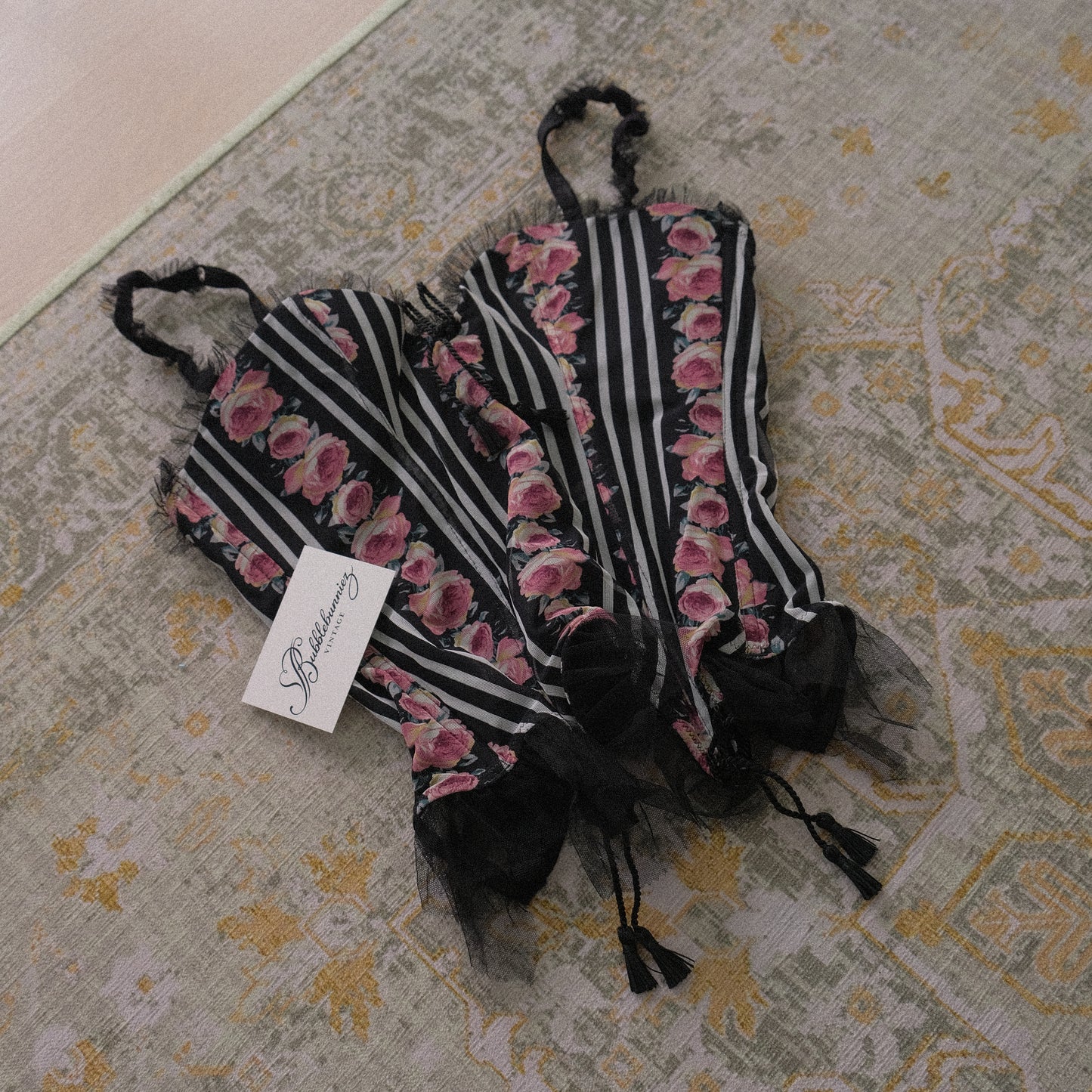 Chantal Thomass floral bustier (75B/34B)