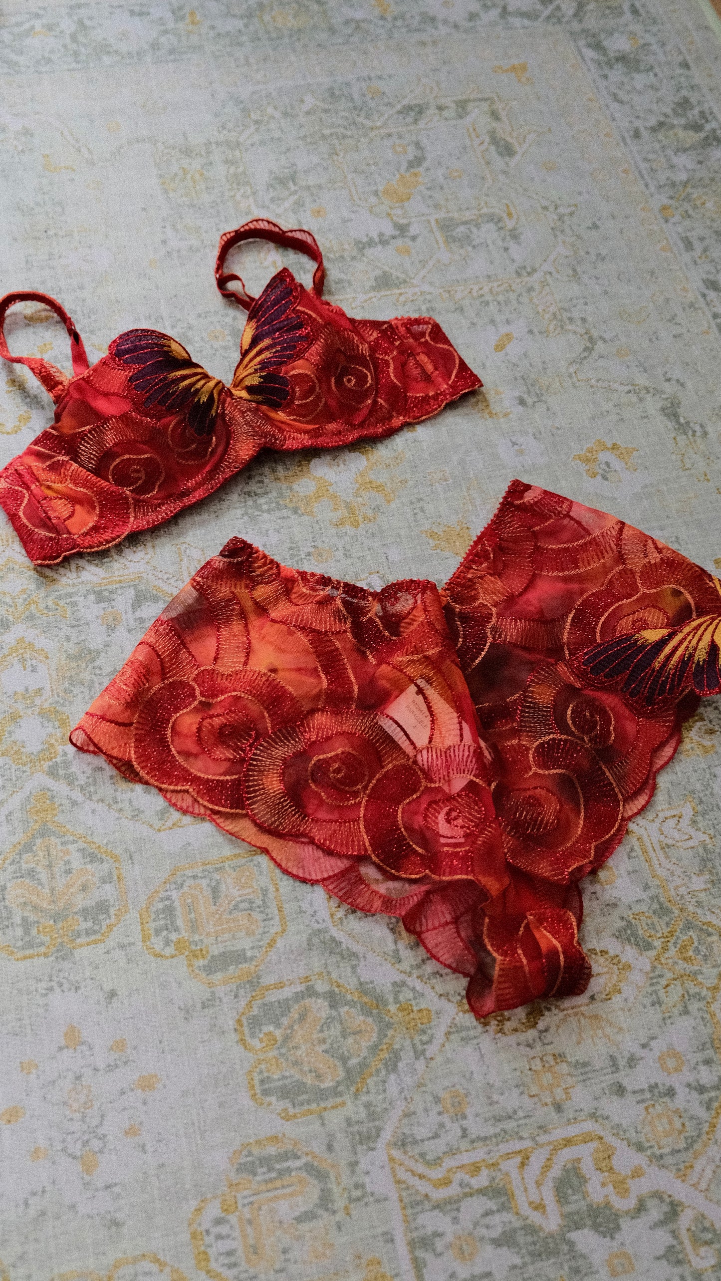 Vintage French Butterfly bra (75B/34B)