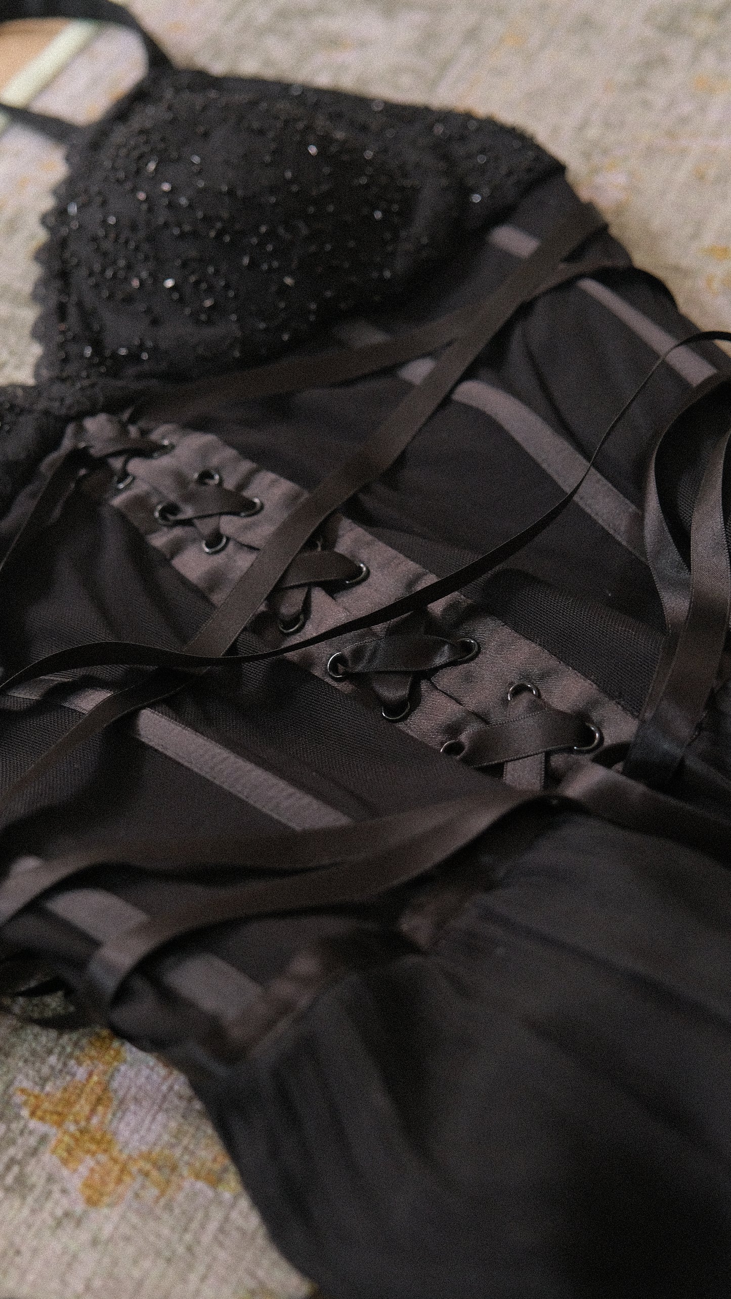 Vintage silk ballerina dress (S/M)