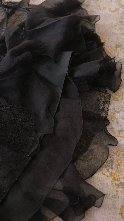 Vintage silk ballerina dress (S/M)