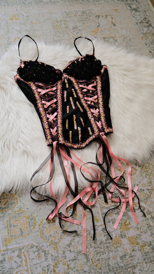Dusk Rose bustier (S)