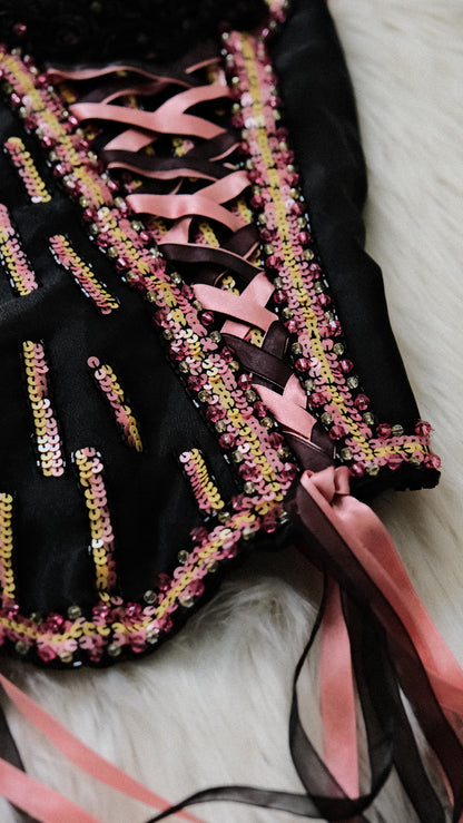 Dusk Rose bustier (S)