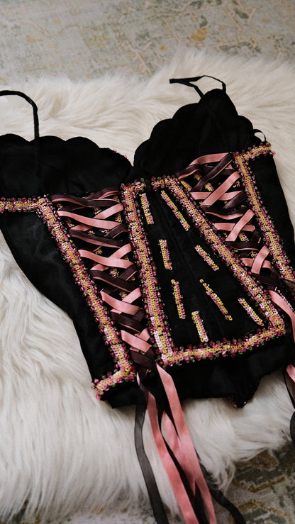 Dusk Rose bustier (S)