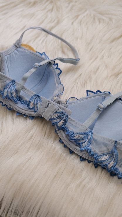 French babyblue Cherry bra (34C/75C)