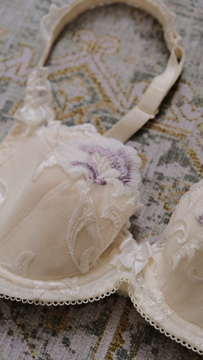 Fairytale Wisteria Floral bra (70A/32A)