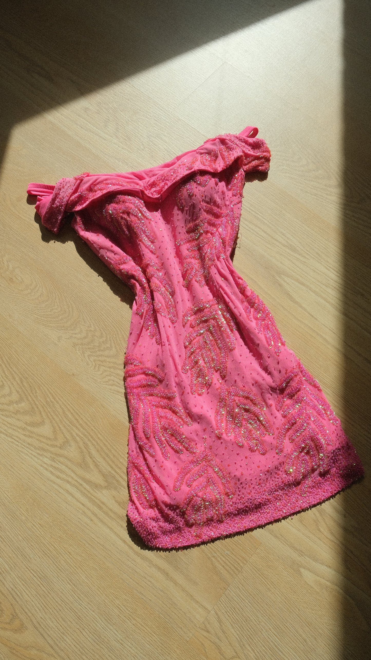 Hotpink fairytale minidress (M)
