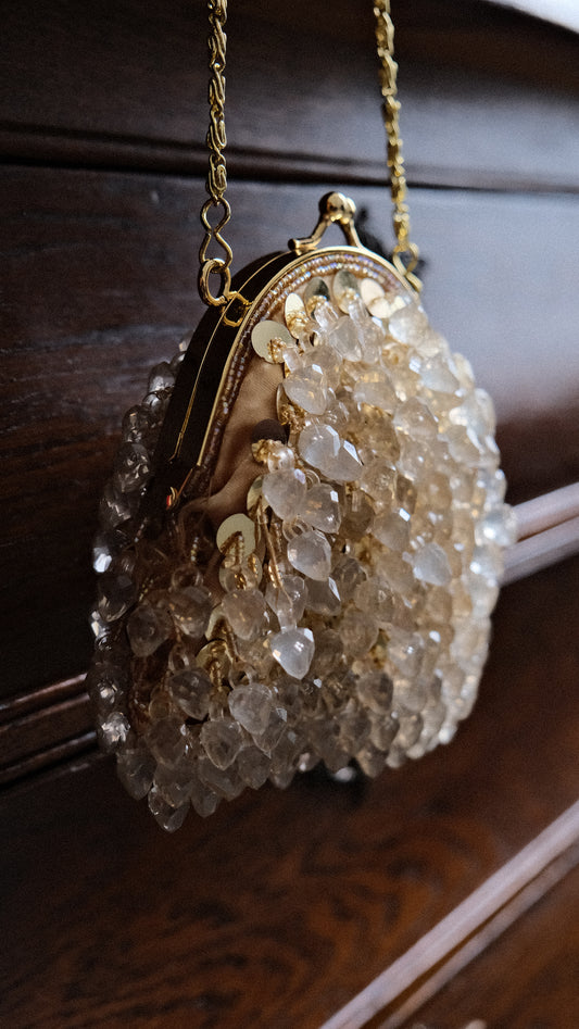 Golden Hour Bloom clutch