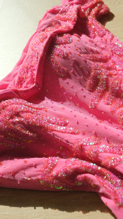 Hotpink fairytale minidress (M)