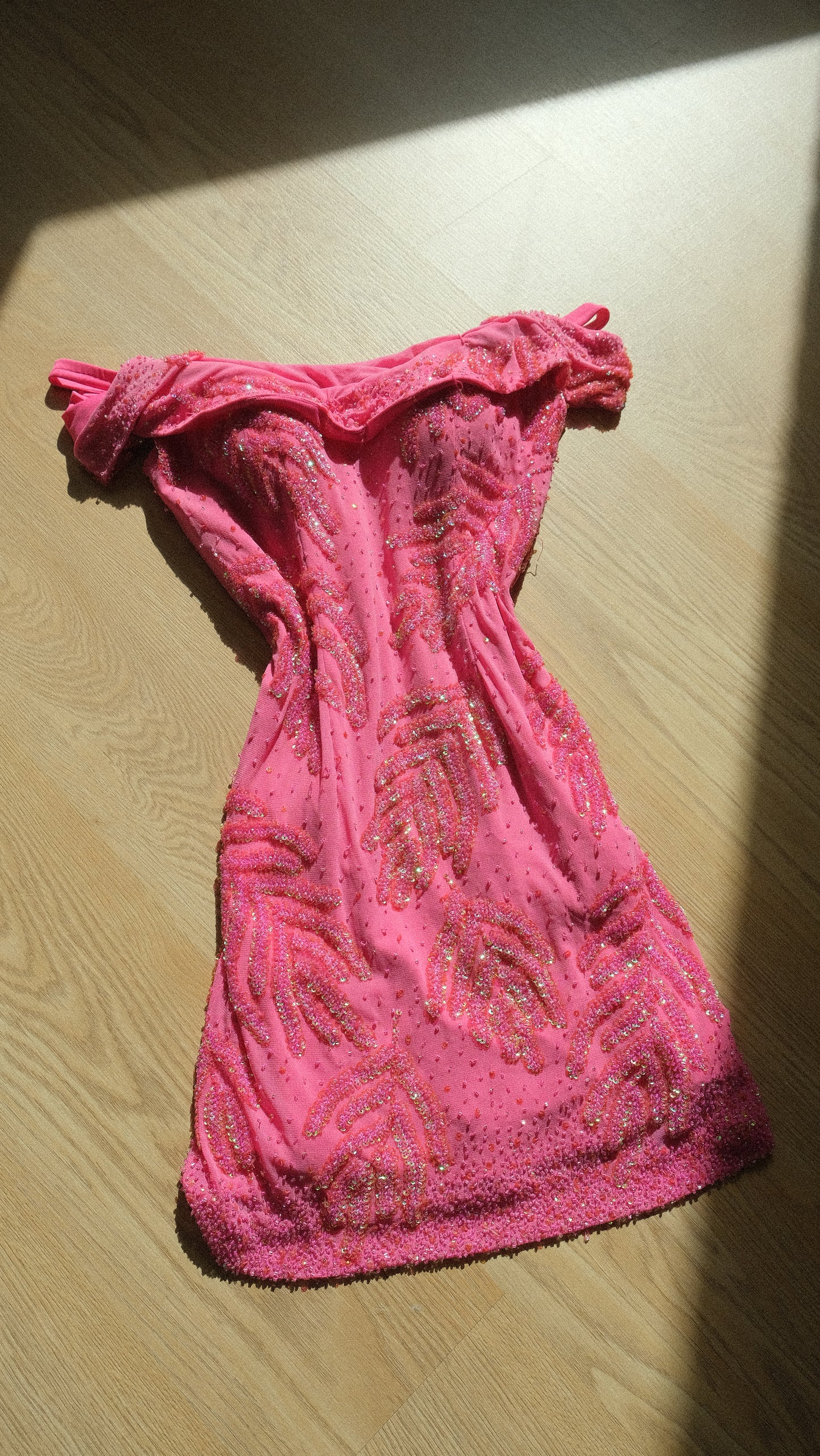 Hotpink fairytale minidress (M)