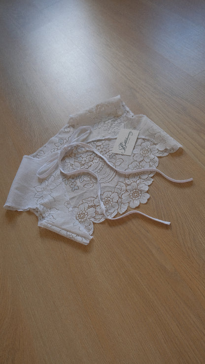 Bridal white lace bolero (XS-M)