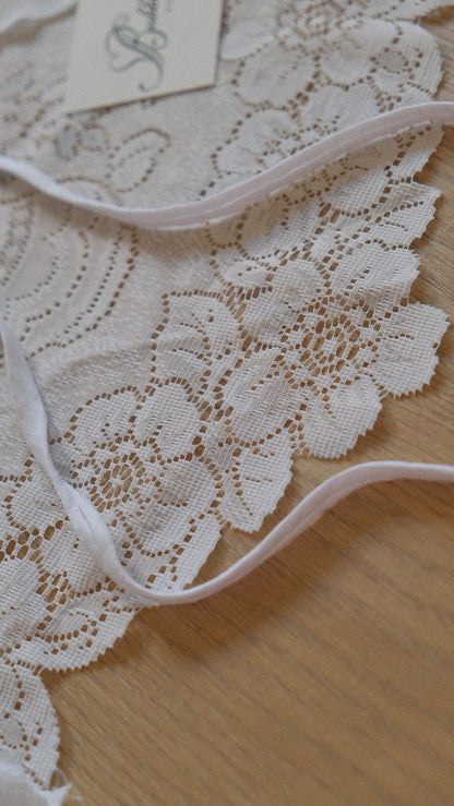 Bridal white lace bolero (XS-M)