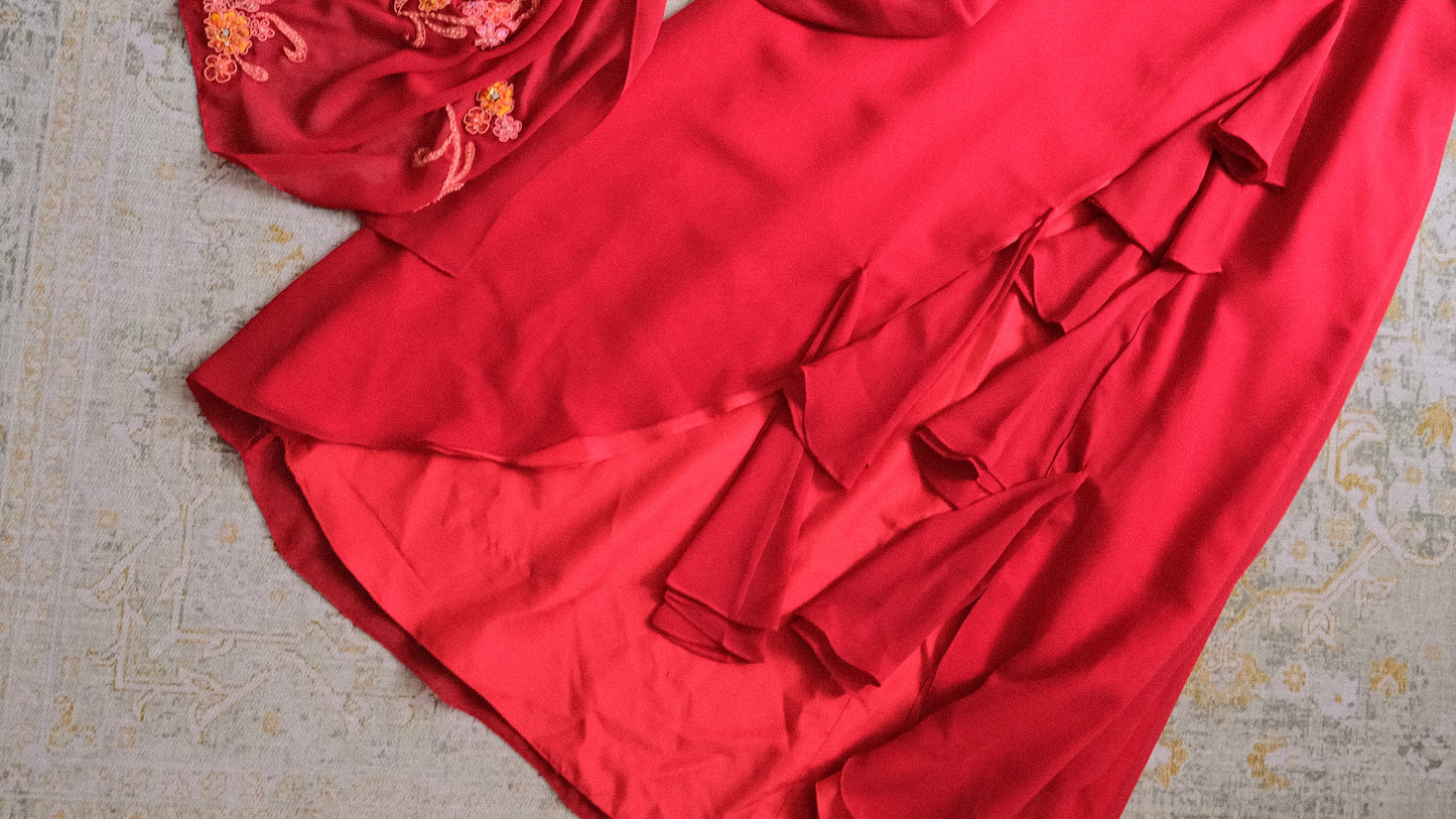 Rouge Serenade dress (S/M, M)