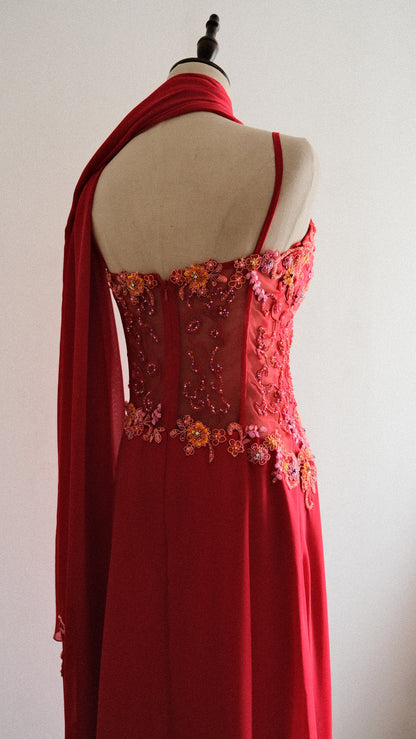 Rouge Serenade dress (S/M, M)